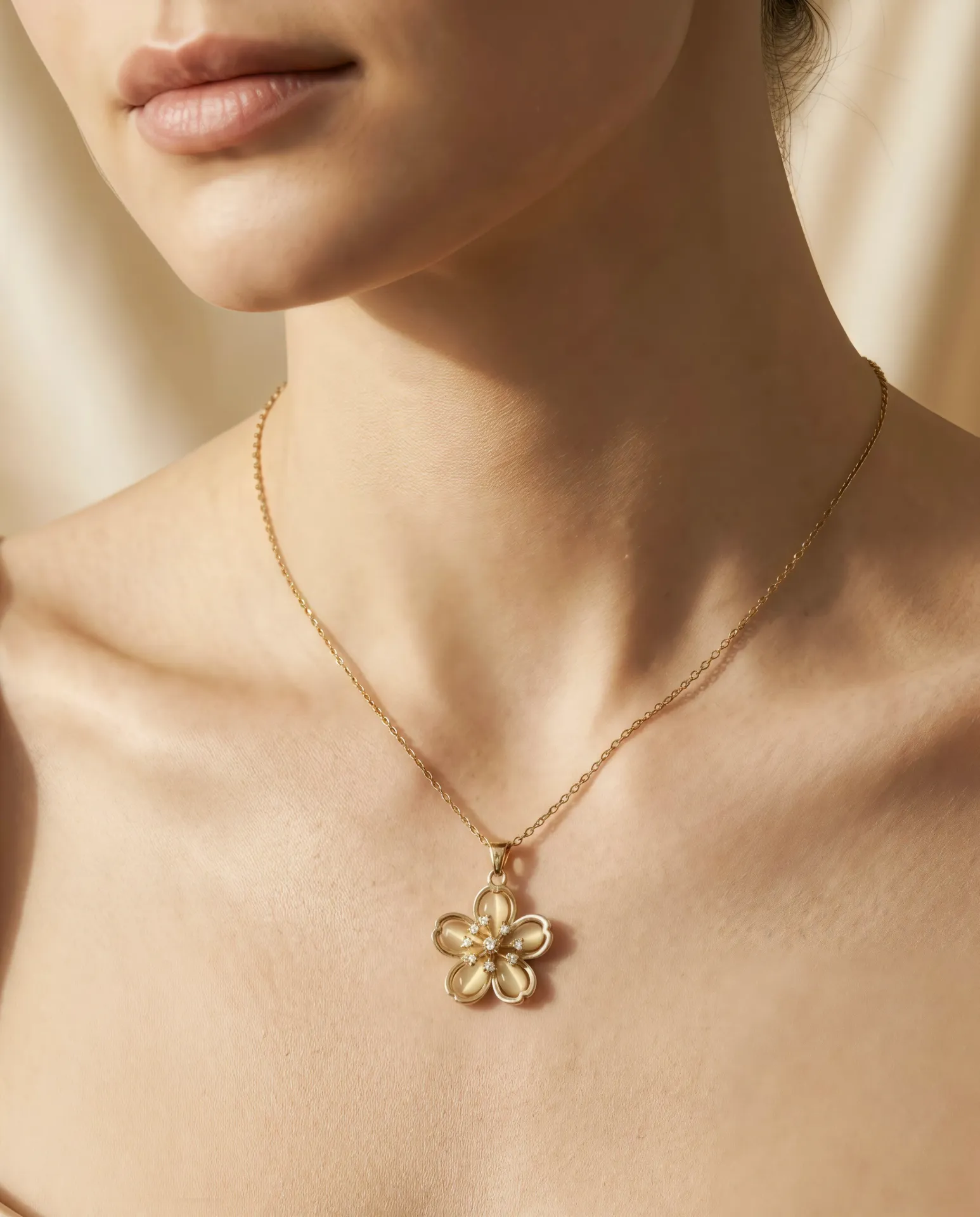 THE BLOOM OF AURORA NECKLACE